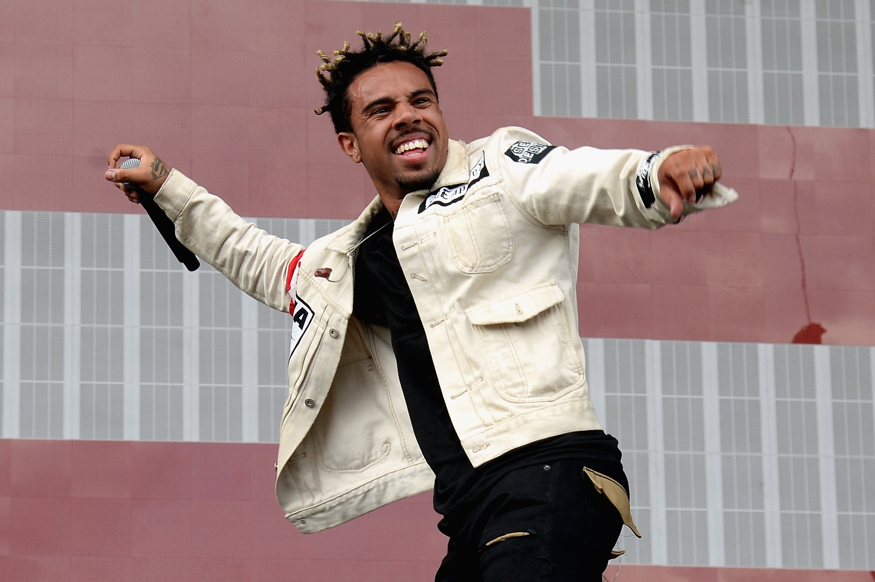PHILADELPHIA, PA - SEPTEMBER 05: Vic Mensa performs onstage during the 2015 Budweiser Made in America Festival at Benjamin Franklin Parkway on September 5, 2015 in Philadelphia, Pennsylvania. (Photo by Kevin Mazur/Getty Images for Anheuser-Busch)
