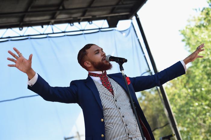 PHILADELPHIA, PA - SEPTEMBER 06: Musician Jidenna performs on stage during 2015 Budweiser Made in America festival at Benjamin Franklin Parkway on September 6, 2015 in Philadelphia, Pennsylvania. (Photo by Dimitrios Kambouris/Getty Images for Anheuser-Busch)