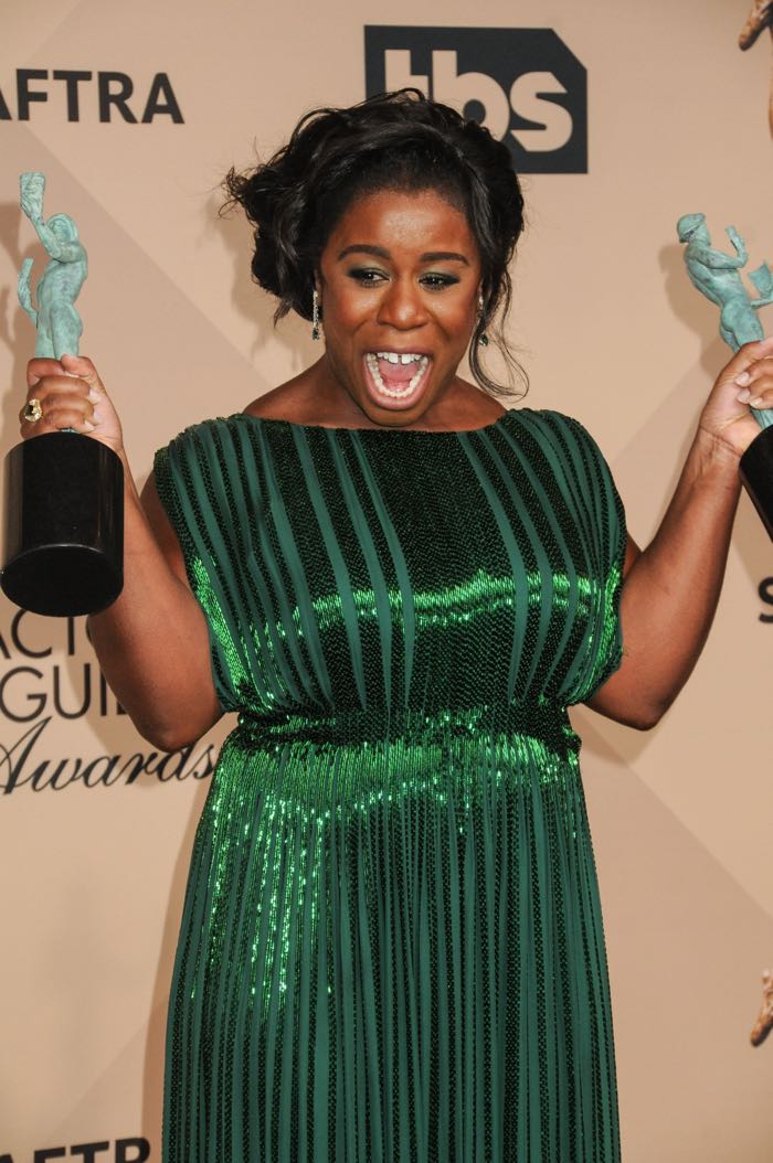 22nd Annual Screen Actors Guild Awards at The Shrine Expo Hall - Press Room Featuring: Uzo Aduba Where: Los Angeles, California, United States When: 30 Jan 2016 Credit: FayesVision/WENN.com
