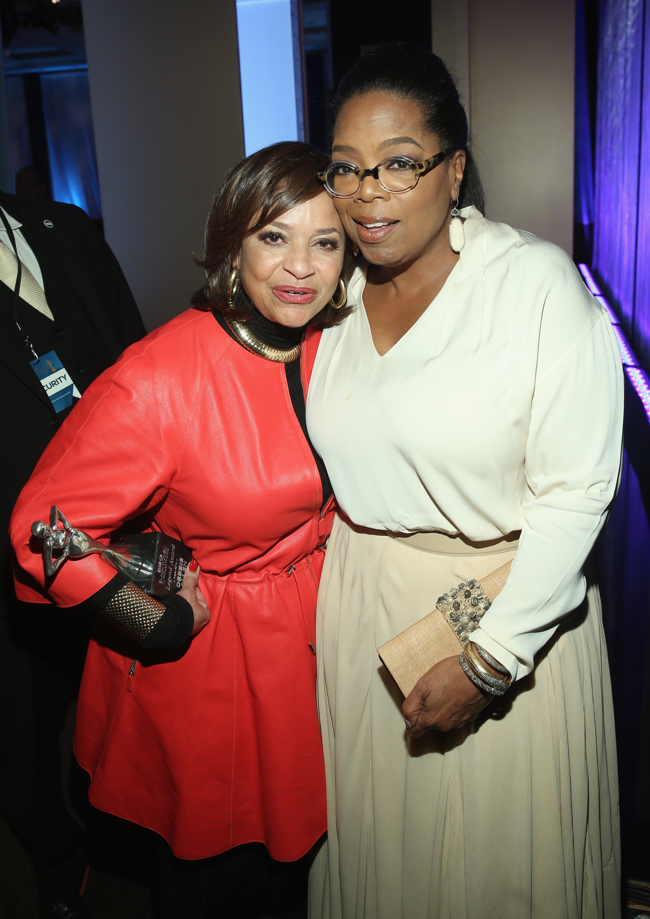 BEVERLY HILLS, CA - FEBRUARY 25:  Honoree Debbie Allen (L) and Oprah Winfrey attend the 2016 ESSENCE Black Women In Hollywood awards luncheon at the Beverly Wilshire Four Seasons Hotel on February 25, 2016 in Beverly Hills, California.  (Photo by Jesse Grant/Getty Images for ESSENCE)