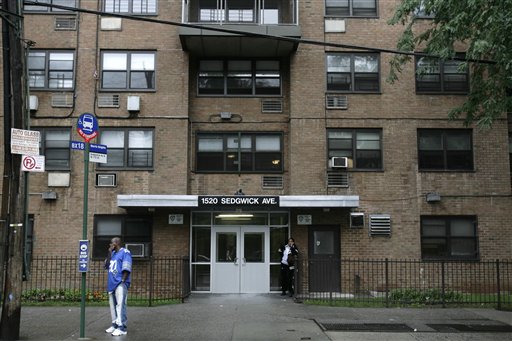 The front of 1520 Sedgwick Ave. is seen in the Bronx section of New York, Monday, July 23, 2007.  (AP Photo/Seth Wenig)