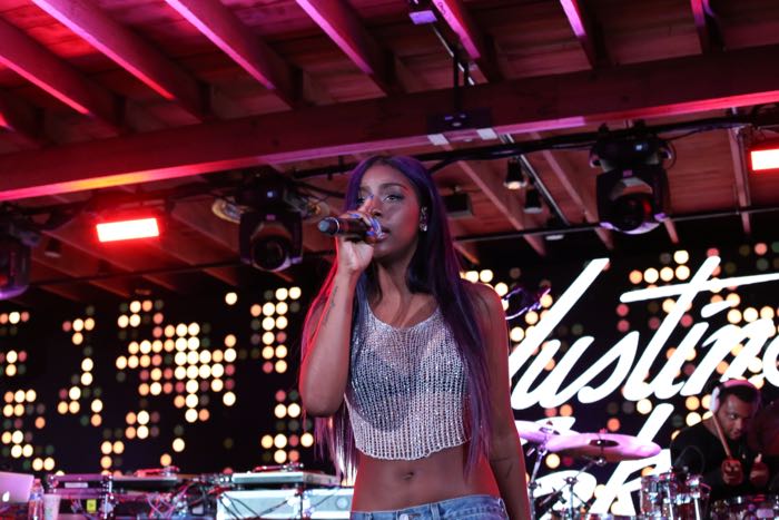 Justine Skye at The Bud Light Factory
