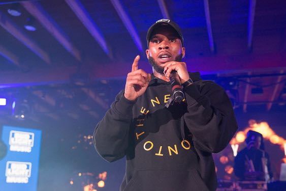 "AUSTIN, TX - MARCH 17: Tory Lanez takes the stage at the Bud Light Factory during the Interscope Showcase on March 17, 2016 in Austin, Texas. Bud Light Americas most popular and inclusive beer brand, and first time sponsor of South By Southwest® transformed Austins Brazos Hall into the Bud Light Factory, bringing exclusive performances to SXSW attendees from March 16-19. (Photo by Rick Kern/Getty Images for Bud Light)"