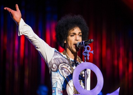 Prince performs live in Birmingham at the LG Arena in May 2014 on his "Hit and Run part II" tour. The music icon died on Thursday 21st April 2016 at his Paisley Park estate in Minnesota at the age of 57. Featuring: Prince, Prince Rogers Nelson Where: Birmingham, United Kingdom When: 21 Apr 2016 Credit: WENN.com