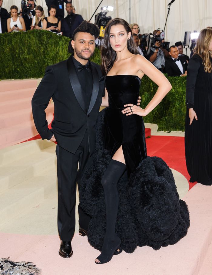Metropolitan Museum of Art Costume Institute Gala: Manus x Machina: Fashion in the Age of Technology at the Met Museum Featuring: The Weeknd, Bella Hadid Where: New York City, New York, United States When: 03 May 2016 Credit: WENN.com