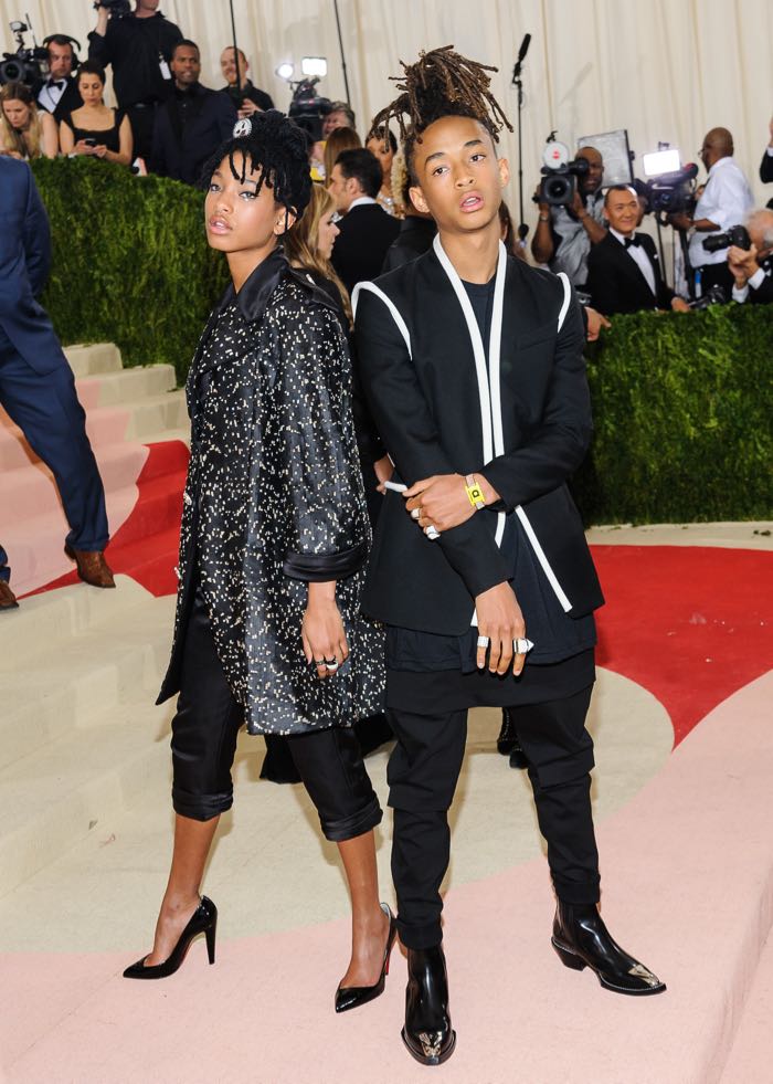 Metropolitan Museum of Art Costume Institute Gala - Manus x Machina: Fashion in the Age of Technology at the Met Museum Featuring: Willow Smith, Jaden Smith Where: New York, New York, United States When: 02 May 2016 Credit: WENN.com