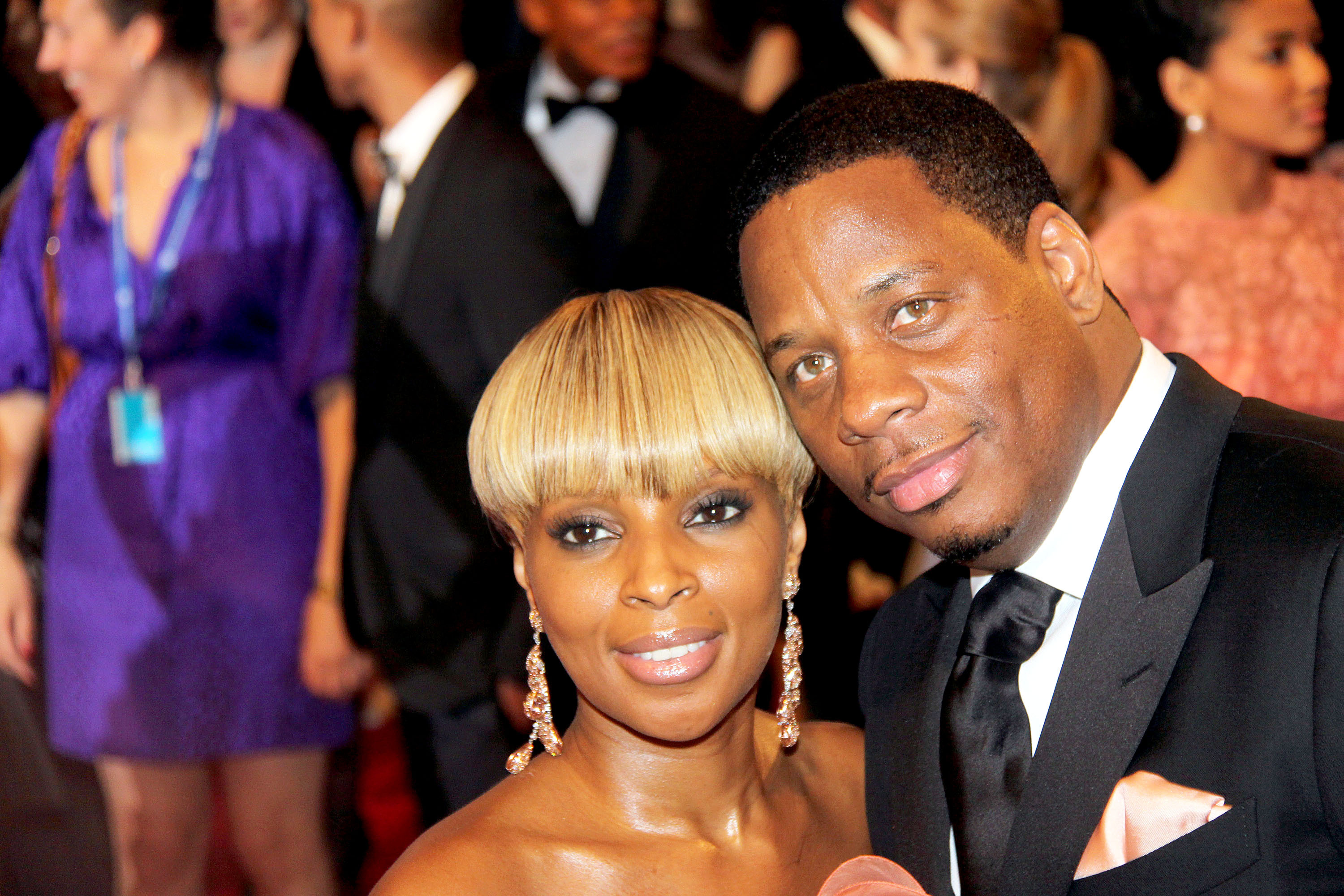 Mary J. Blige and Martin Kendu Isaacs The Costume Institute Gala Benefit to celebrate the opening of the 'American Woman: Fashioning a National Identity' exhibition held at The Metropolitan Museum of Art. Featuring: Mary J. Blige and Martin Kendu Isaacs Where: New York City, United States When: 03 May 2010 Credit: WENN