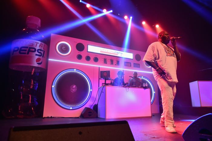 NEW YORK, NY - AUGUST 09: Biz Markie performs onstage at Crystal Pepsi Summer of '92 at Terminal 5 on August 9, 2016 in New York City. (Photo by Theo Wargo/Getty Images)