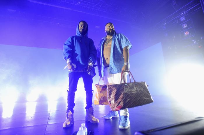 NEW YORK, NY - AUGUST 27: Big Sean and DJ Khaled perform on stage at the Bud Light Party Conventions at PlayStation Theater on August 27, 2016 in New York City. (Photo by Brad Barket/Getty Images for Bud Light)