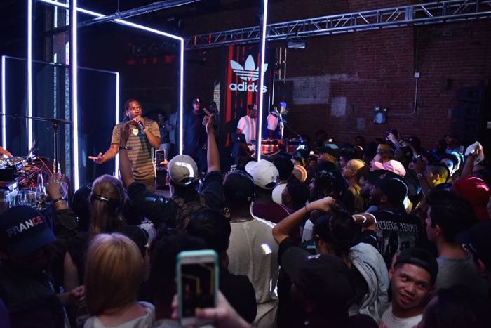 NEW YORK, NY - AUGUST 04: Hip-hop artist Pusha T performs as Adidas Originals presents The Last Encore featuring G.O.O.D Music at The Tunnel on August 4, 2016 in New York City. (Photo by Bryan Bedder/Getty Images for Adidas)