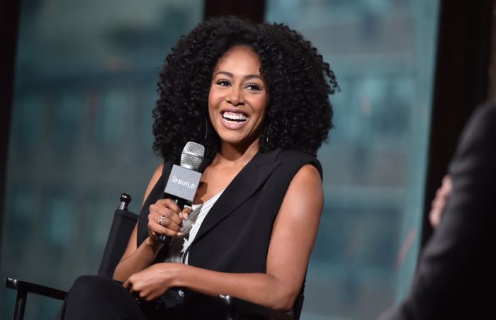 Actress Simone Missick participates in the BUILD Speaker Series to discuss the Netflix series, "Luke Cage", at AOL Studios on Wednesday, Sept. 28, 2016, in New York. (Photo by Evan Agostini/Invision/AP)