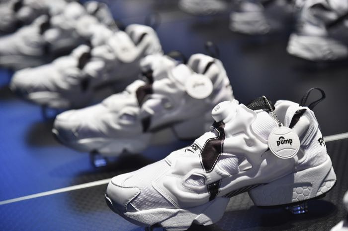 NEW YORK, NY - OCTOBER 11: Reebok launches the new Instapump Fury Overbranded at Pop Up Shop in NYC on October 11, 2016 in New York City. (Photo by Bryan Bedder/Getty Images for Reebok)