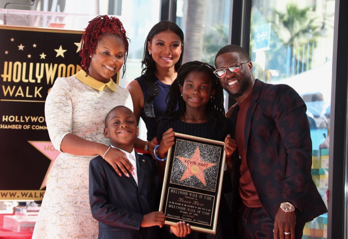 Comedian Kevin Hart is honored with a star on the Hollywood Walk of Fame Featuring: Kevin Hart, Eniko Parrish, Hendrix Hart, Heaven Hart Where: Hollywood, California, United States When: 10 Oct 2016 Credit: FayesVision/WENN.com