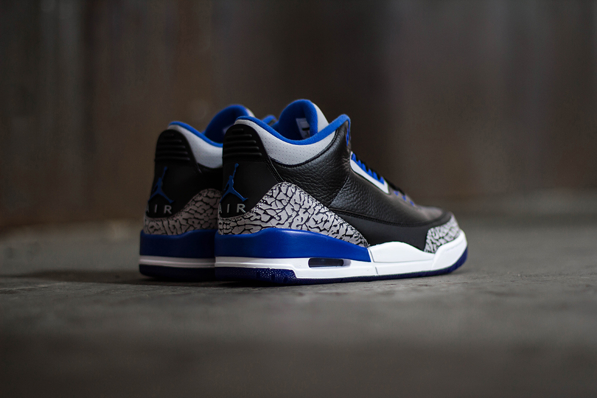 jordan 3 sport blue on feet