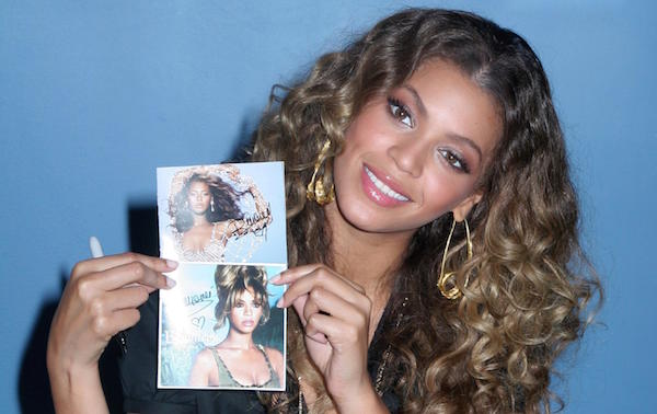 Beyonce record store appearance