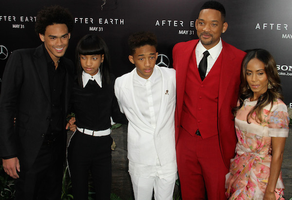 Will Smith and family