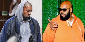 Kanye West and Suge Knight