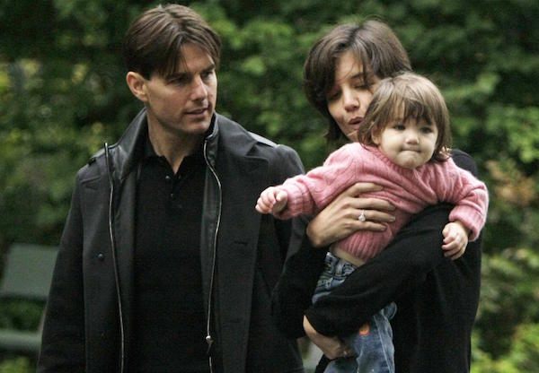 Tom Cruise and Katie Holmes with Suri