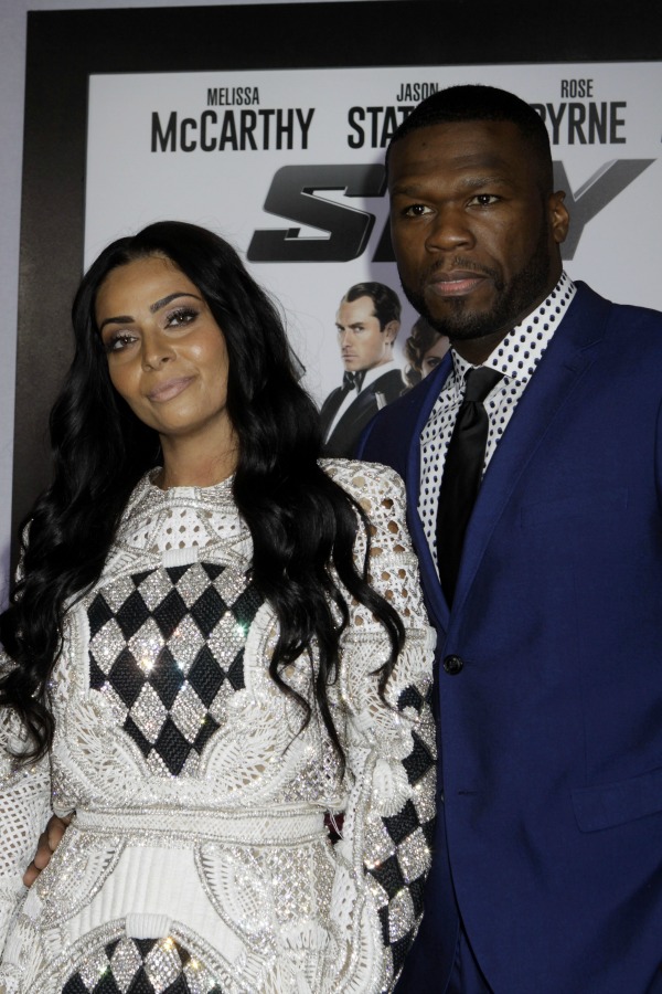 New York premiere of 'Spy' at AMC Loews Lincoln Square - Arrivals Featuring: 50 Cent, Nancy Babochian Where: New York, New York, United States When: 01 Jun 2015 Credit: Michael Carpenter/WENN.com