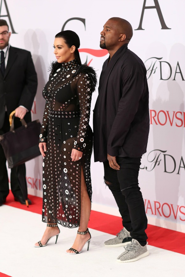 2015 CFDA Fashion Awards at Alice Tully Hall, Lincoln Center - Arrivals Featuring: Kim Kardashian, Kanye West Where: New York, New York, United States When: 02 Jun 2015 Credit: Andres Otero/WENN.com