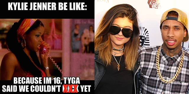 Tyga and Kylie Jenner