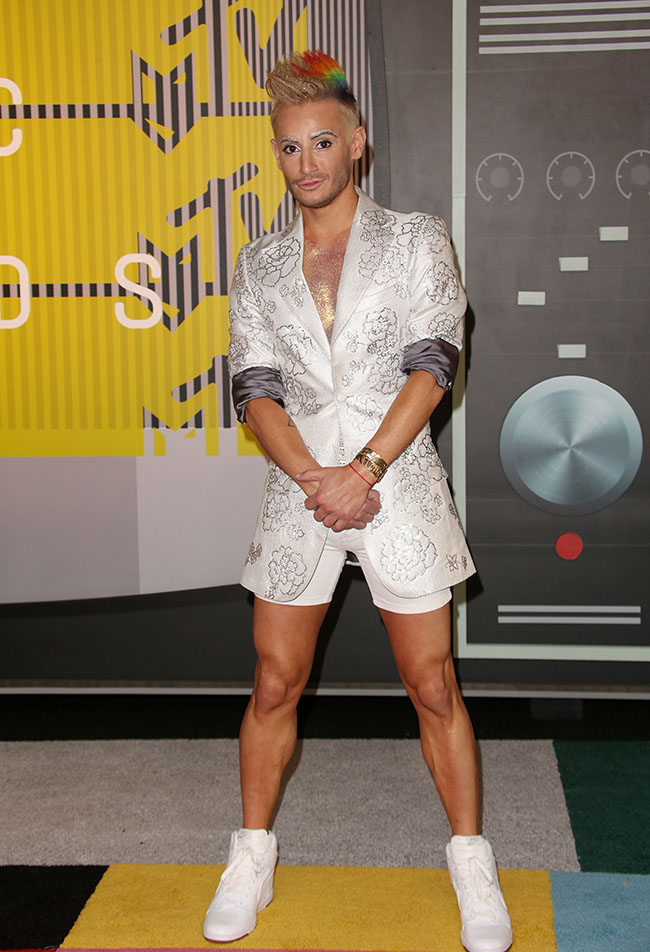 2015 MTV Video Music Awards (VMA's) at the Microsoft Theater - Arrivals Featuring: Frankie Grande Where: Los Angeles, California, United States When: 30 Aug 2015 Credit: FayesVision/WENN.com