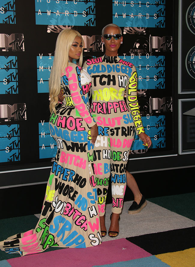 2015 MTV Video Music Awards (VMA's) at the Microsoft Theater - Arrivals Featuring: Blac Chyna, Amber Rose Where: Los Angeles, California, United States When: 30 Aug 2015 Credit: FayesVision/WENN.com