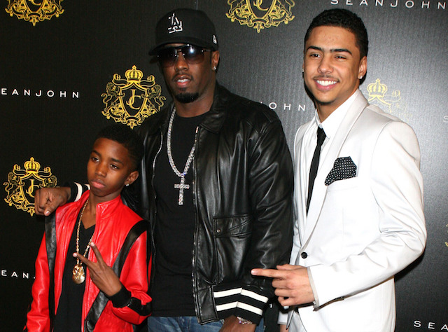 Christian Casey Combs, Sean 'Diddy' Combs and Quincy Brown