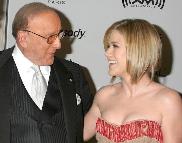 Clive Davis and Kelly Clarkson