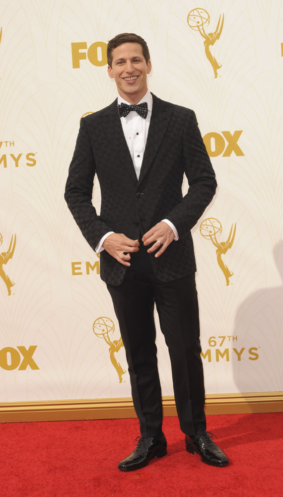 The 67th Emmy Awards arrivals Featuring: Andy Samberg Where: Los Angeles, California, United States When: 21 Sep 2015 Credit: Apega/WENN.com