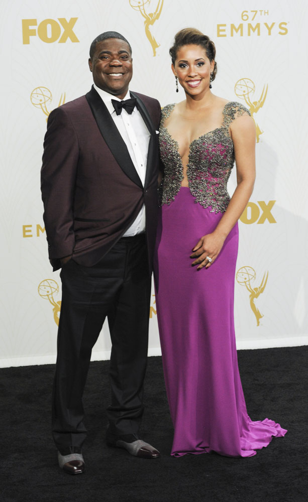 The 67th Emmy Awards Pressroom Featuring: Tracy Morgan, Megan Wollover Where: Los Angeles, California, United States When: 21 Sep 2015 Credit: Apega/WENN.com