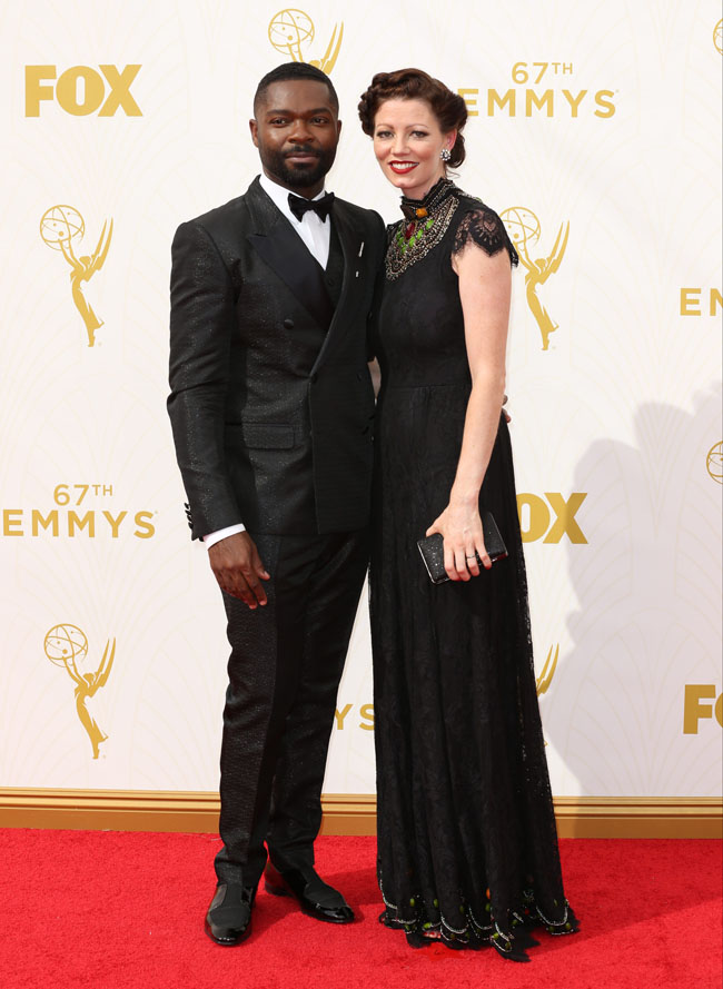 67th Annual Primetime Emmy Awards held at the Microsoft theater - Arrivals Featuring: David Oyelowo, guest Where: Los Angeles, California, United States When: 20 Sep 2015 Credit: Brian To/WENN.com