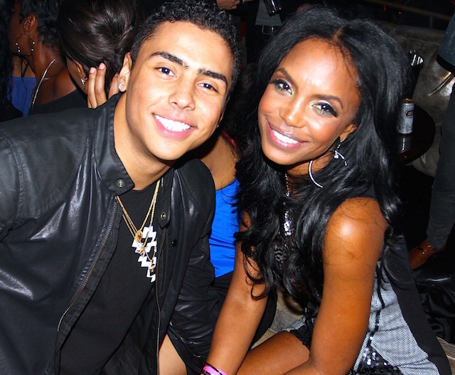 Quincy Brown and Kim Porter