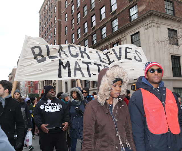 'Reclaim MLK' march. #BlackLivesMatter