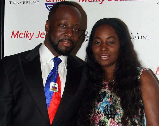 Wyclef Jean and Marie Claudinette Jean
