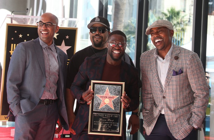 Comedian Kevin Hart is honored with a star on the Hollywood Walk of Fame Featuring: Kevin Hart, Ice Cube, Will Packer, Tim Story Where: Hollywood, California, United States When: 10 Oct 2016 Credit: FayesVision/WENN.com