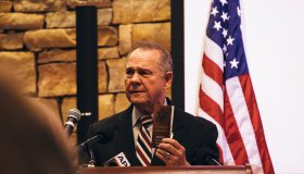 Embattled GOP Senate Candidate Judge Roy Moore Attends Mid-Alabama Republican Club's Veterans Day Event