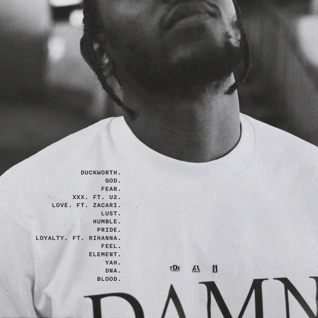 Kendrick Lamar Damn. Collector's Edition tracklist