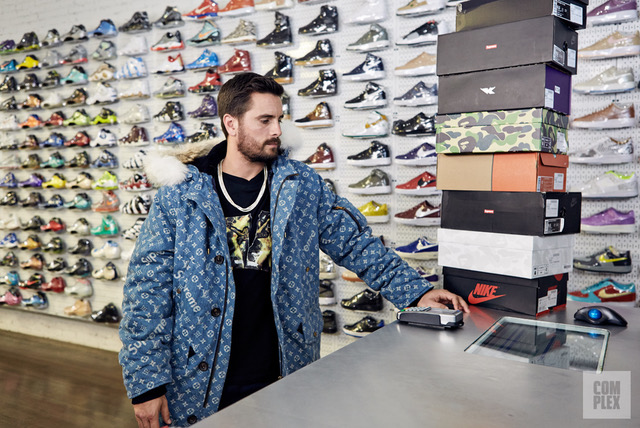 Scott Disick Sneaker Shopping with Complex