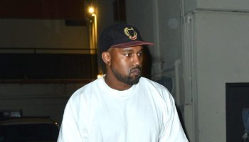 Kanye West leaves Matsuhisa Sushi restaurant in Beverly Hills