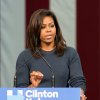 First Lady Michelle Obama seen campaigning for Hillary...