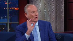 Bill O'Reilly during an appearance on CBS's 'The Late Show with Stephen Colbert.'