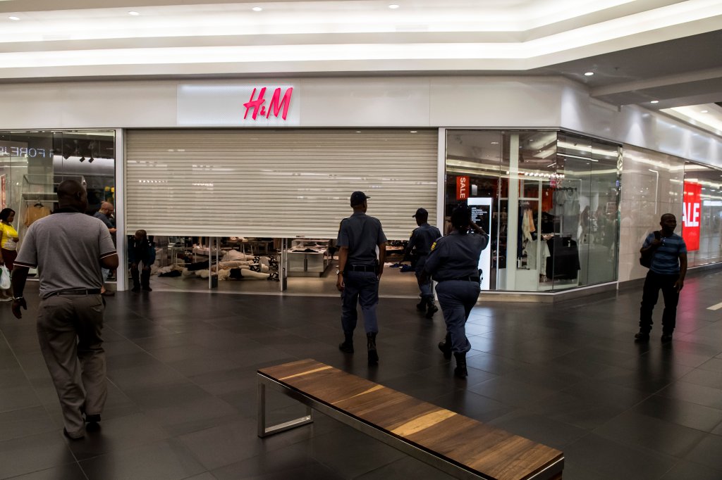 EFF supporters vandalise various H&M stores in South Africa