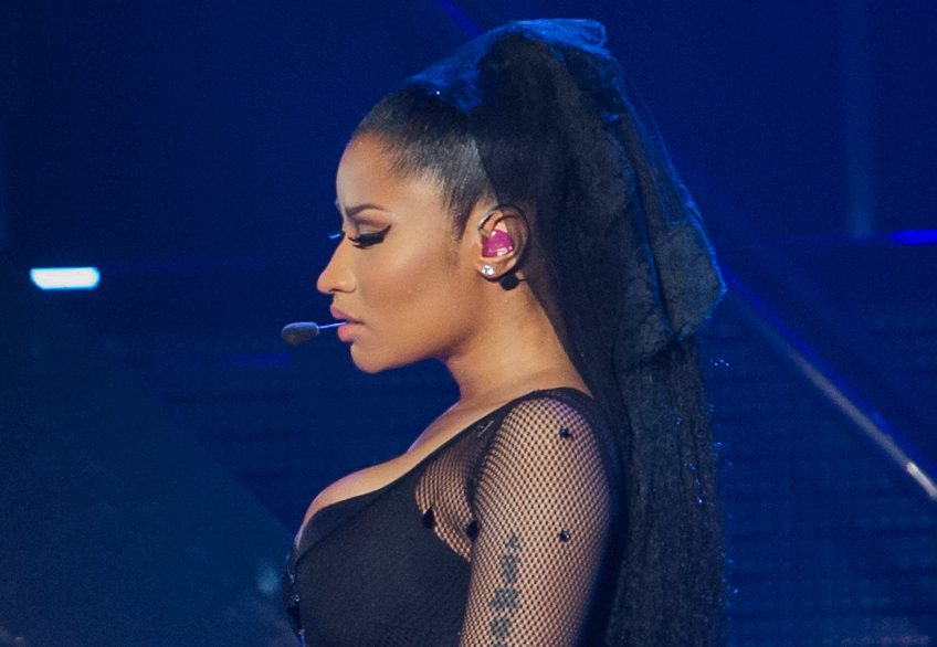 Nicki Minaj performs live at the Barclaycard Arena on the European leg of 'The Pinkprint Tour'