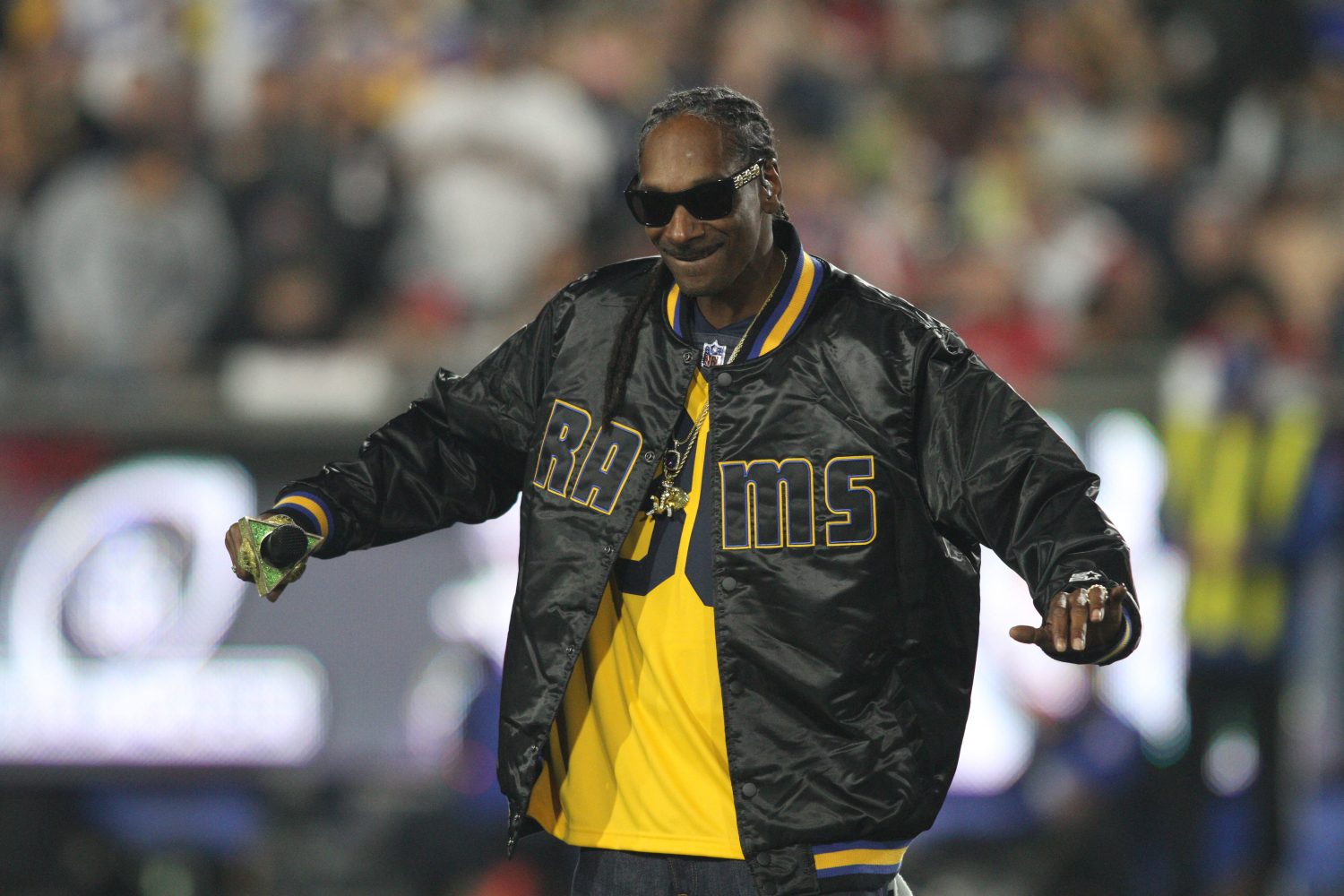 Celebs at Rams game