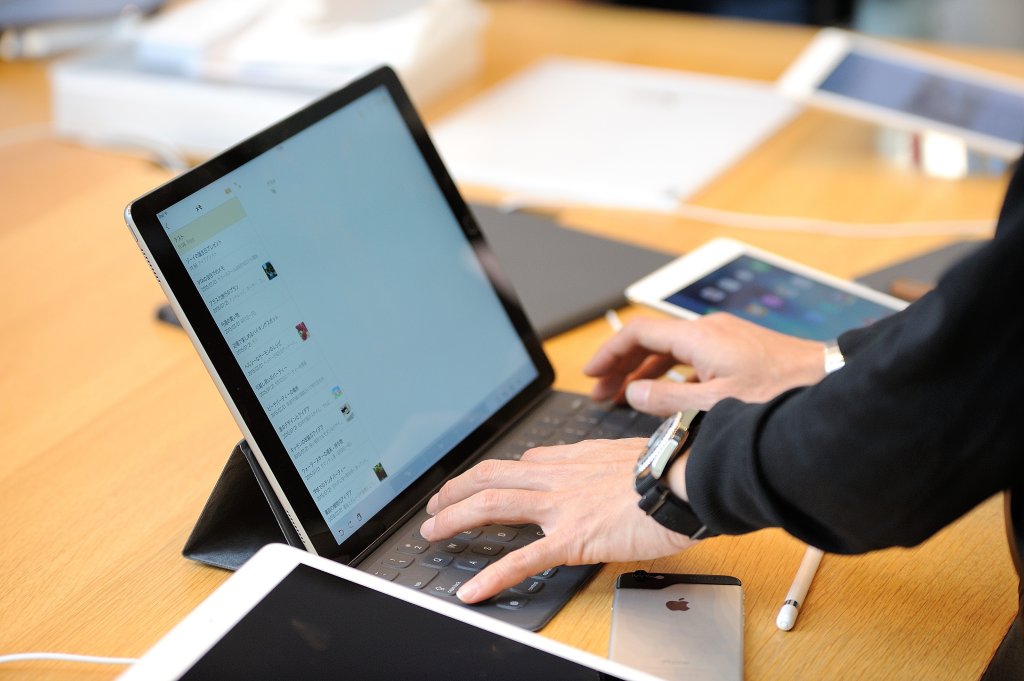 Apple's Ipad Pro on Sale in Tokyo