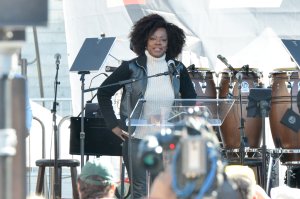 Viola Davis speaks at The Women's March