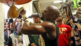 Media Day at The Mayweather Gym