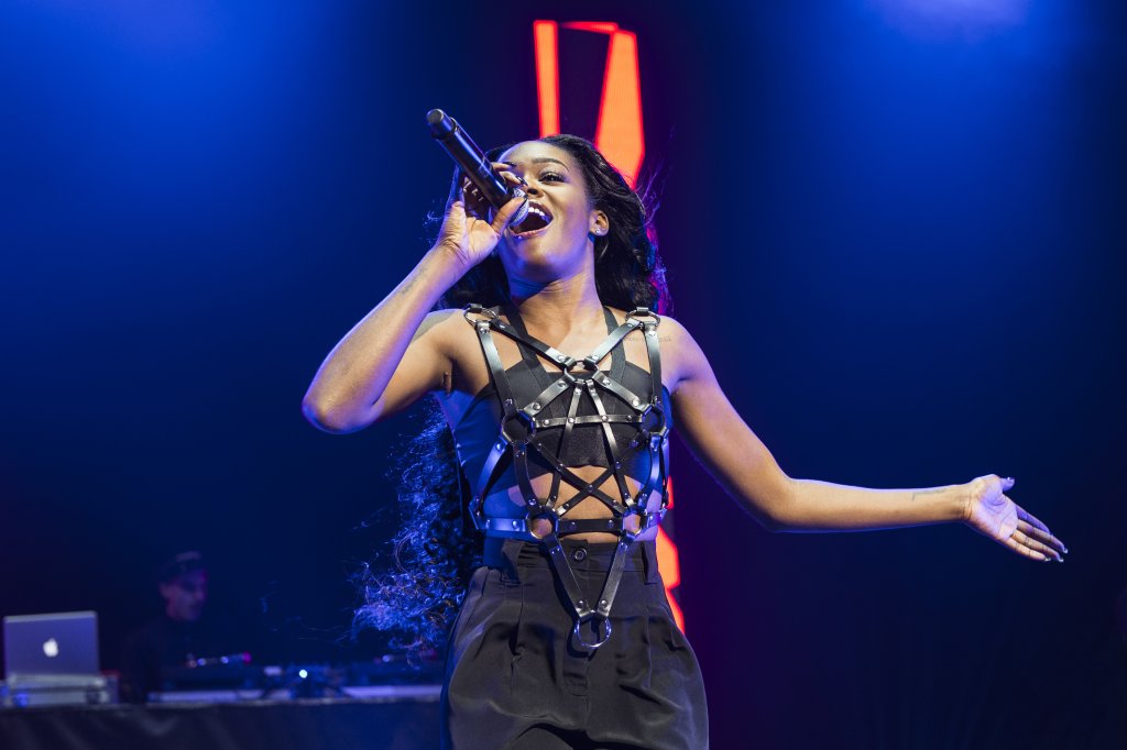 American rapper Azealia Banks performs at O2 Academy, Brixton