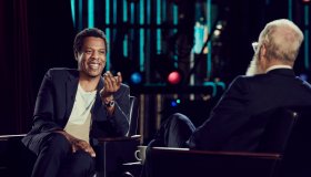 Jay-Z with David Letterman 1
